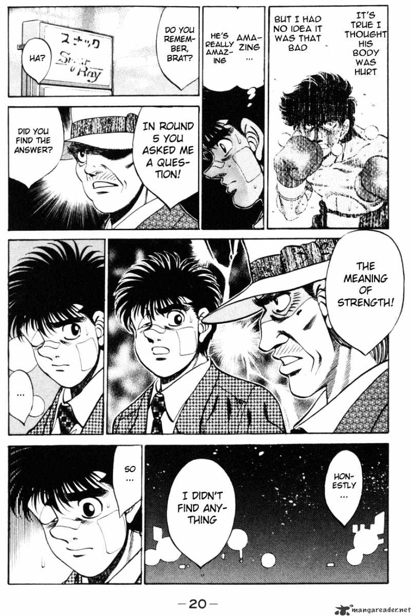 Hajime no Ippo: Fighting Spirit, Chapter 269 image 21